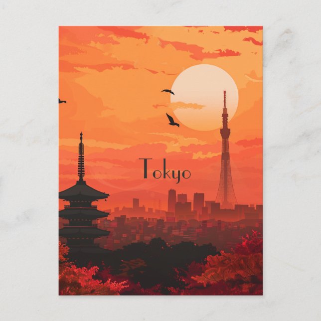 Postal Viajes a Tokio (Anverso)