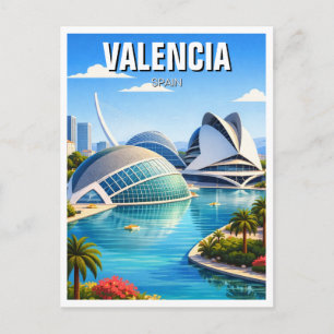Postal Viajes a Valencia España