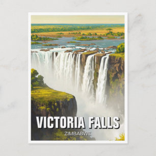 Postal Viajes a Victoria Falls Zimbabwe