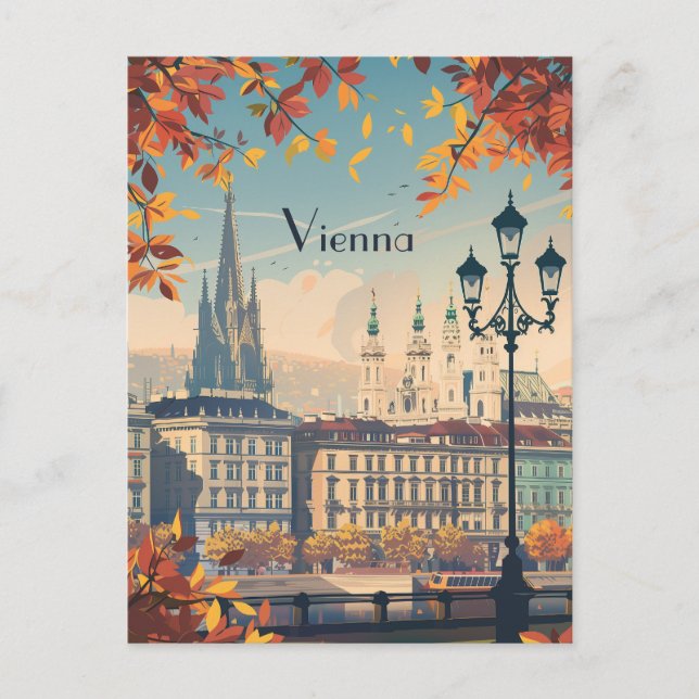 Postal Viajes a Viena (Anverso)