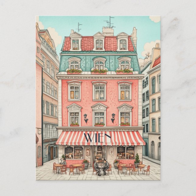 Postal Viajes a Viena (Anverso)