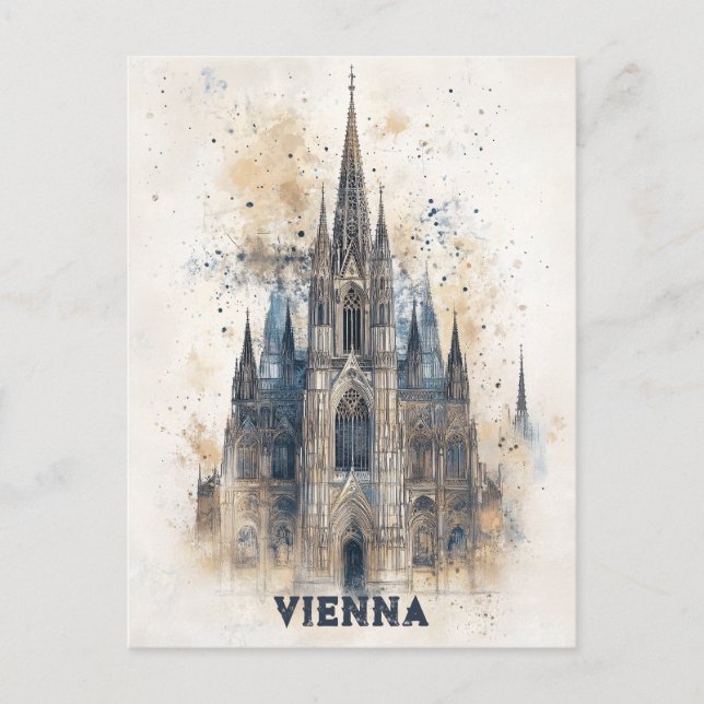 Postal Viajes a Viena Austria (Anverso)