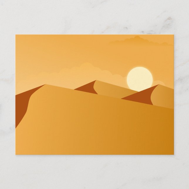 Postal Viajes al desierto de Egipto con esto (Anverso)