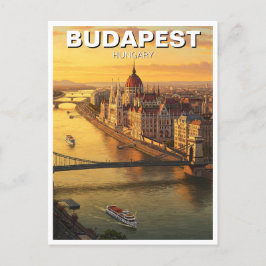 Postal Viajes al Parlamento de Budapest Hungría