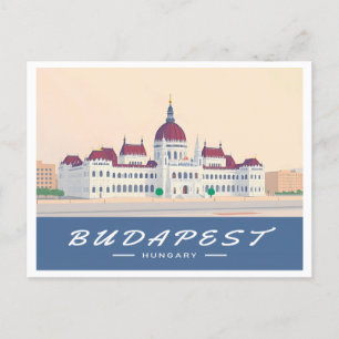 Postal Viajes al Parlamento de Budapest Hungría