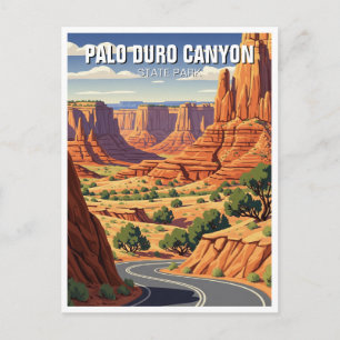 Postal Viajes al Parque Estatal del Cañón del Palo Duro d