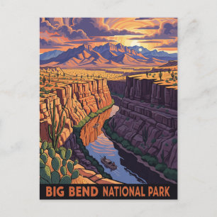 Postal Viajes al Parque Nacional Big Bend