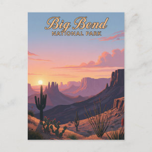 Postal Viajes al Parque Nacional Big Bend