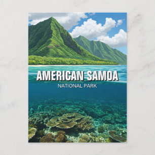 Postal Viajes al Parque Nacional de Samoa Americana