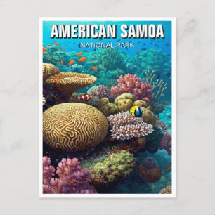Postal Viajes al Parque Nacional de Samoa Americana