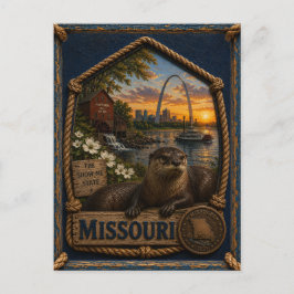 Postal Viajes Antiguos de Missouri