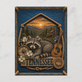 Postal Viajes Antiguos de Tennessee