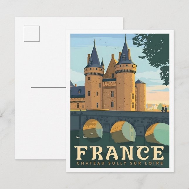 Postal Viajes Antiguos Francia  (Anverso / Reverso)