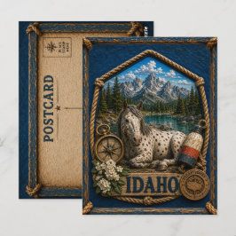 Postal Viajes Antiguos Idaho