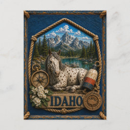 Postal Viajes Antiguos Idaho