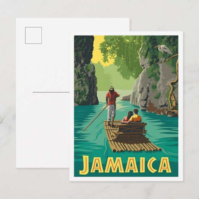 Postal Viajes antiguos Jamaica  (Anverso / Reverso)