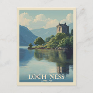 Postal Viajes Clásicos Loch Ness Escocia