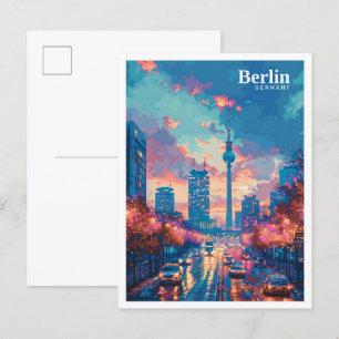 Postal Viajes de arte de Berlín Alemania