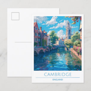 Postal Viajes de arte de Cambridge England