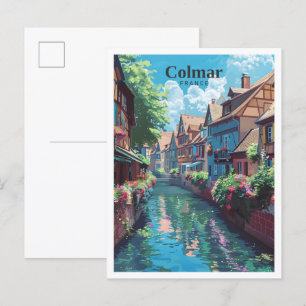Postal Viajes de arte de Colmar France