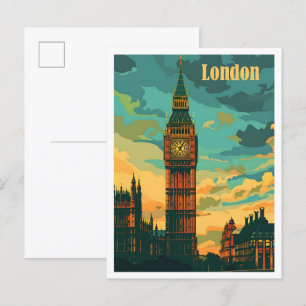 Postal Viajes de arte de Inglaterra en Londres