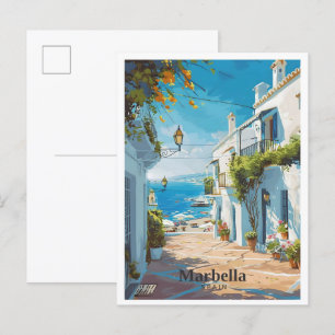 Postal Viajes de arte de Marbella España