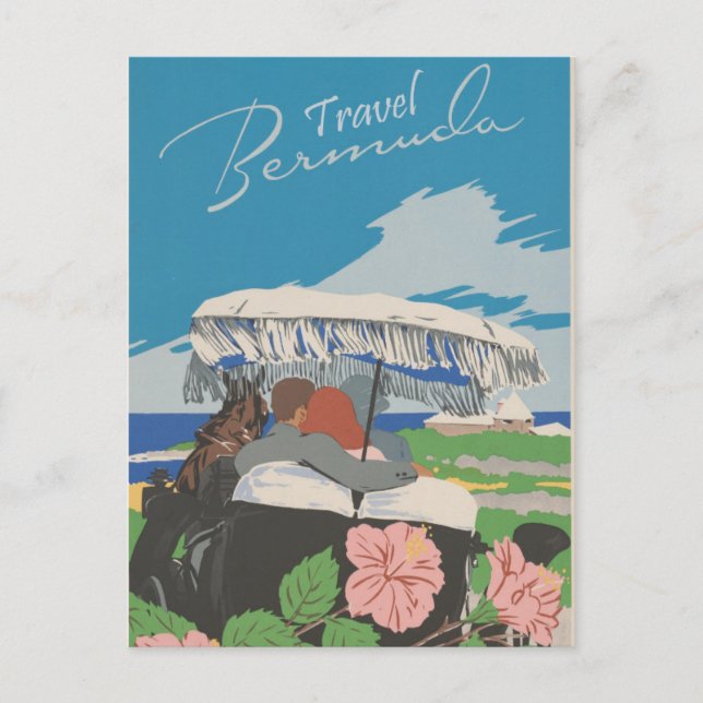 Postal Viajes de Bermudas (Anverso)