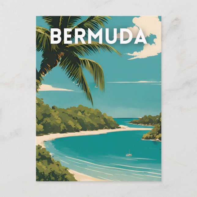 Postal Viajes de Bermudas (Anverso)