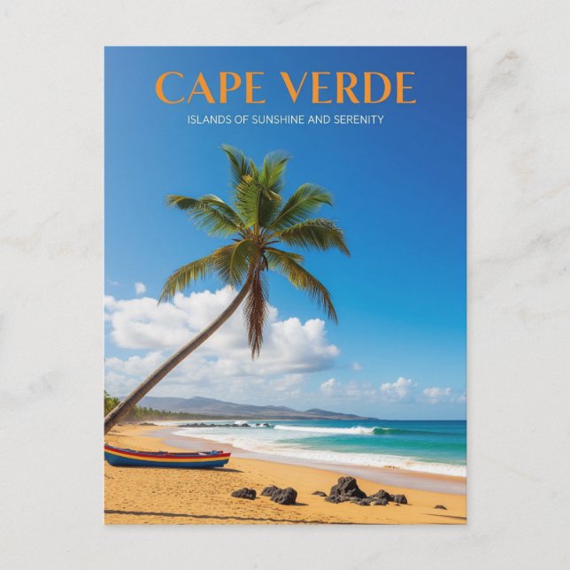 Postal Viajes de Cabo Verde (Anverso)