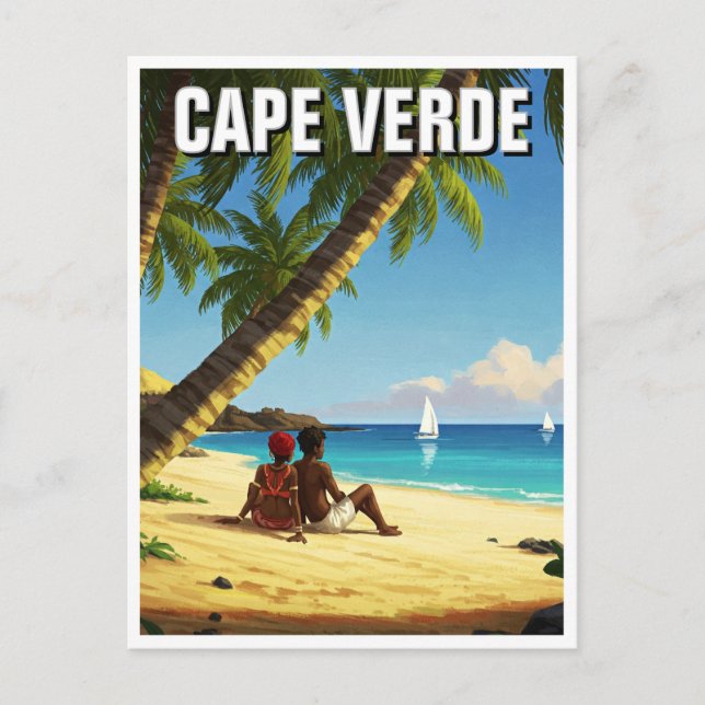 Postal Viajes de Cabo Verde (Anverso)