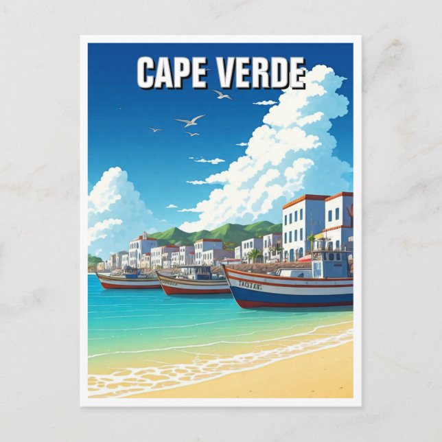 Postal Viajes de Cabo Verde (Anverso)