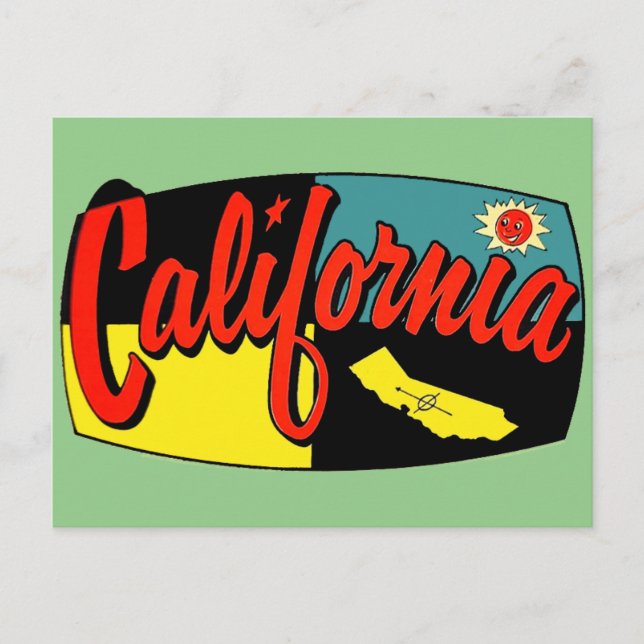 Postal Viajes de California - Postcard (Anverso)
