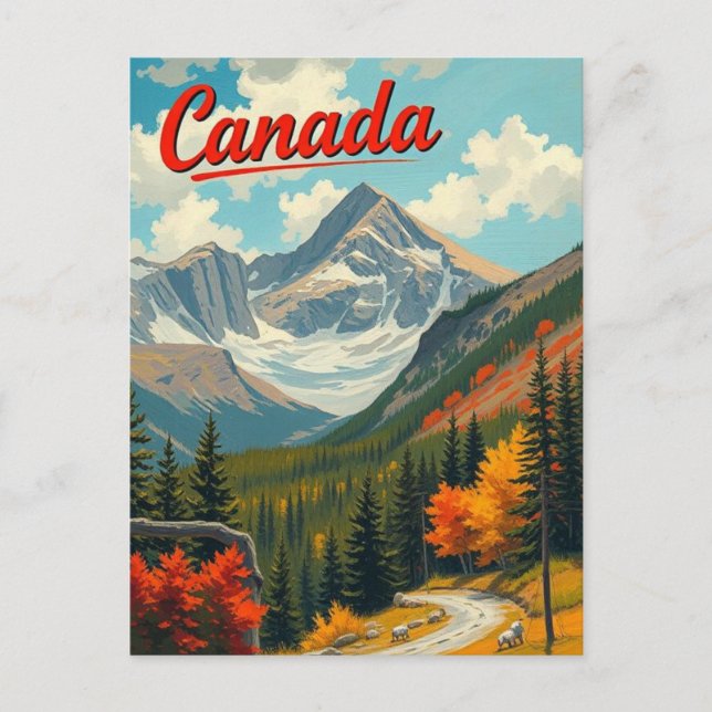 Postal Viajes de Canadá (Anverso)