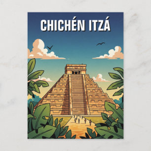 Postal Viajes de Chichen Itza México