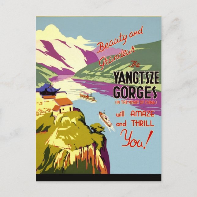 Postal Viajes de China (Anverso)