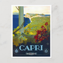 Postal Viajes de cosecha de Capri Italia