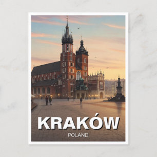 Postal Viajes de Cracovia Polonia