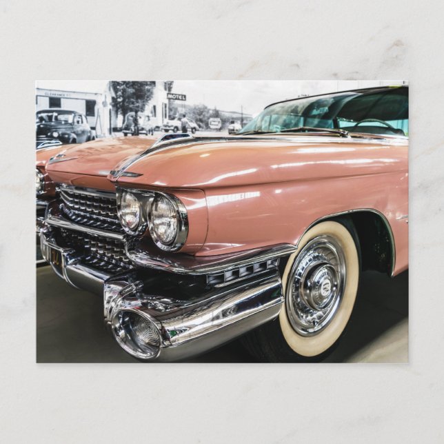 Postal Viajes de Cuba de Havana Street Oldtimer American  (Anverso)