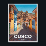 Postal Viajes de Cusco Perú<br><div class="desc">El Cusco, antigua capital del Imperio Inca, es una mezcla cautivadora de historia antigua, encanto colonial y vibrante cultura andina. Ubicada en lo alto de los Andes peruanos a 3.400 metros, la ciudad es una puerta de entrada al legendario Machu Picchu y Patrimonio de la Humanidad por la UNESCO. Sus...</div>