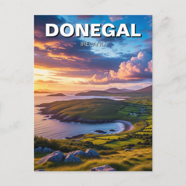 Postal Viajes de Donegal Ireland (Anverso)
