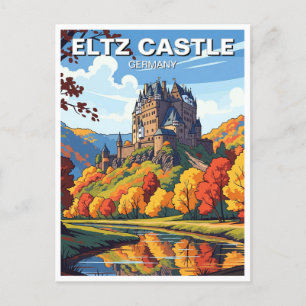 Postal Viajes de Eltz Castle Germany