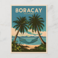 Viajes de época Boracay Filipinas Retro Scenic