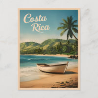 Viajes de época Costa Rica Retro Escenario costero