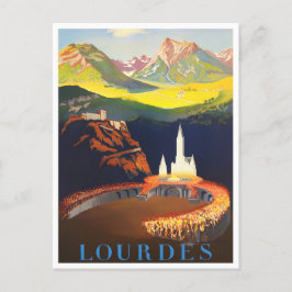 Postal Viajes de época de Lourdes France