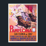 Postal Viajes de época de Pamplona España en 1957<br><div class="desc">Postales de viaje vintage de Pamplona España 1957</div>