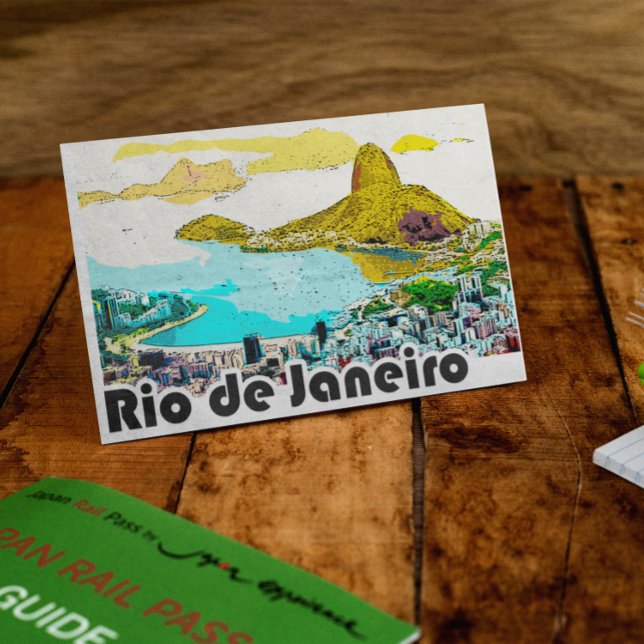 Postal Viajes de época de Río de Janeiro (Rio de Janeiro Vintage Postcard)