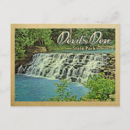 Postal Viajes de época del Parque Estatal Devil's Den