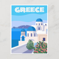 Viajes de época Grecia Santorini Atenas Crete retr