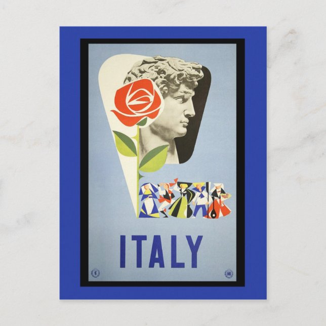 Postal Viajes de época - ITALIA (Anverso)