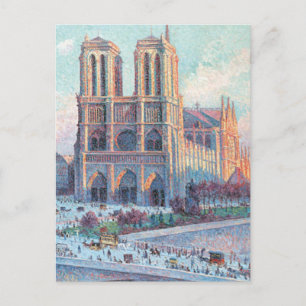 Postal Viajes de época Notre Dame de París